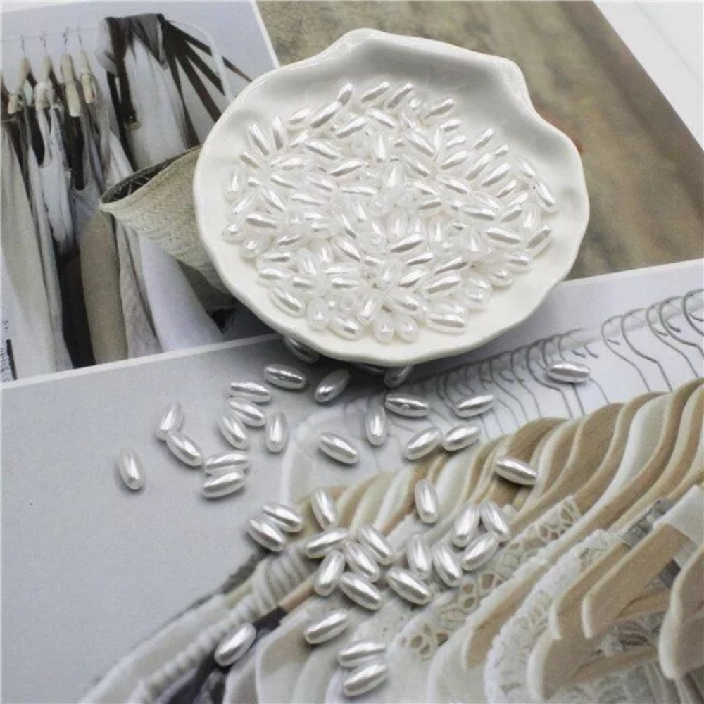 50pc Pho long pearl beads